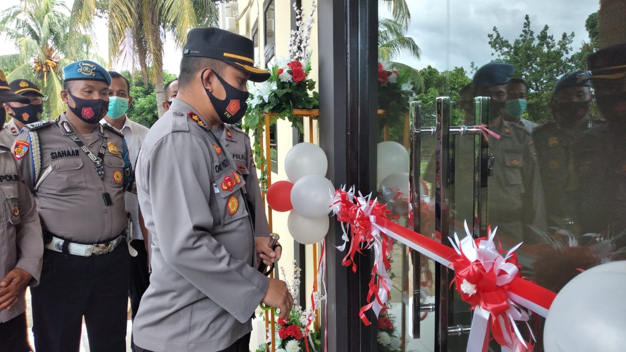 Kapolres Tanggamus Resmikan Gedung Baru Polsek Kota Agung dan Pulau Panggung