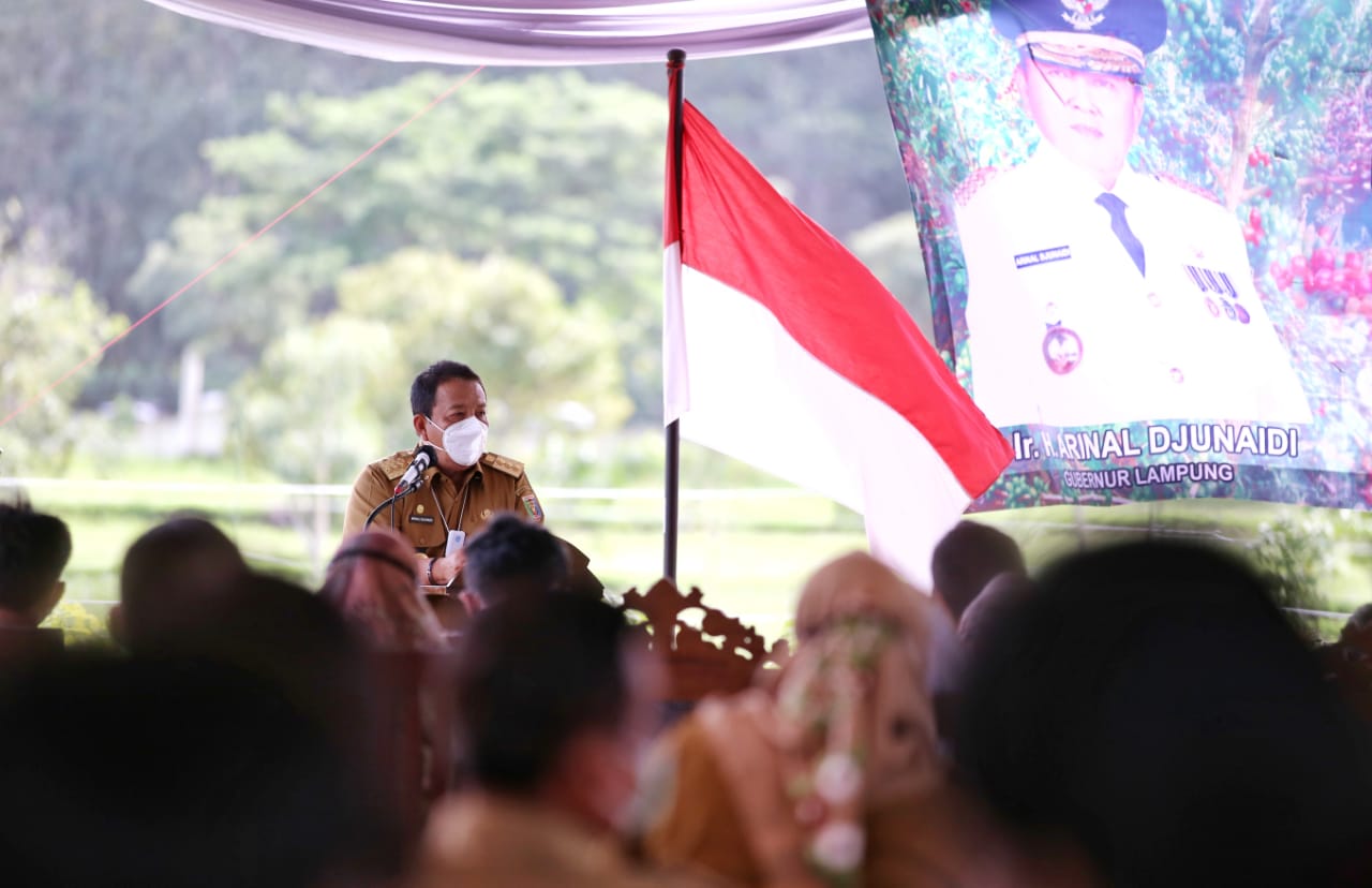 Rakor Perkebunan se-Provinsi Lampung, Gubernur Arinal Minta Jajarannya Satukan Persepsi dan Langkah untuk Tingkatkan Kinerja yang Inovatif