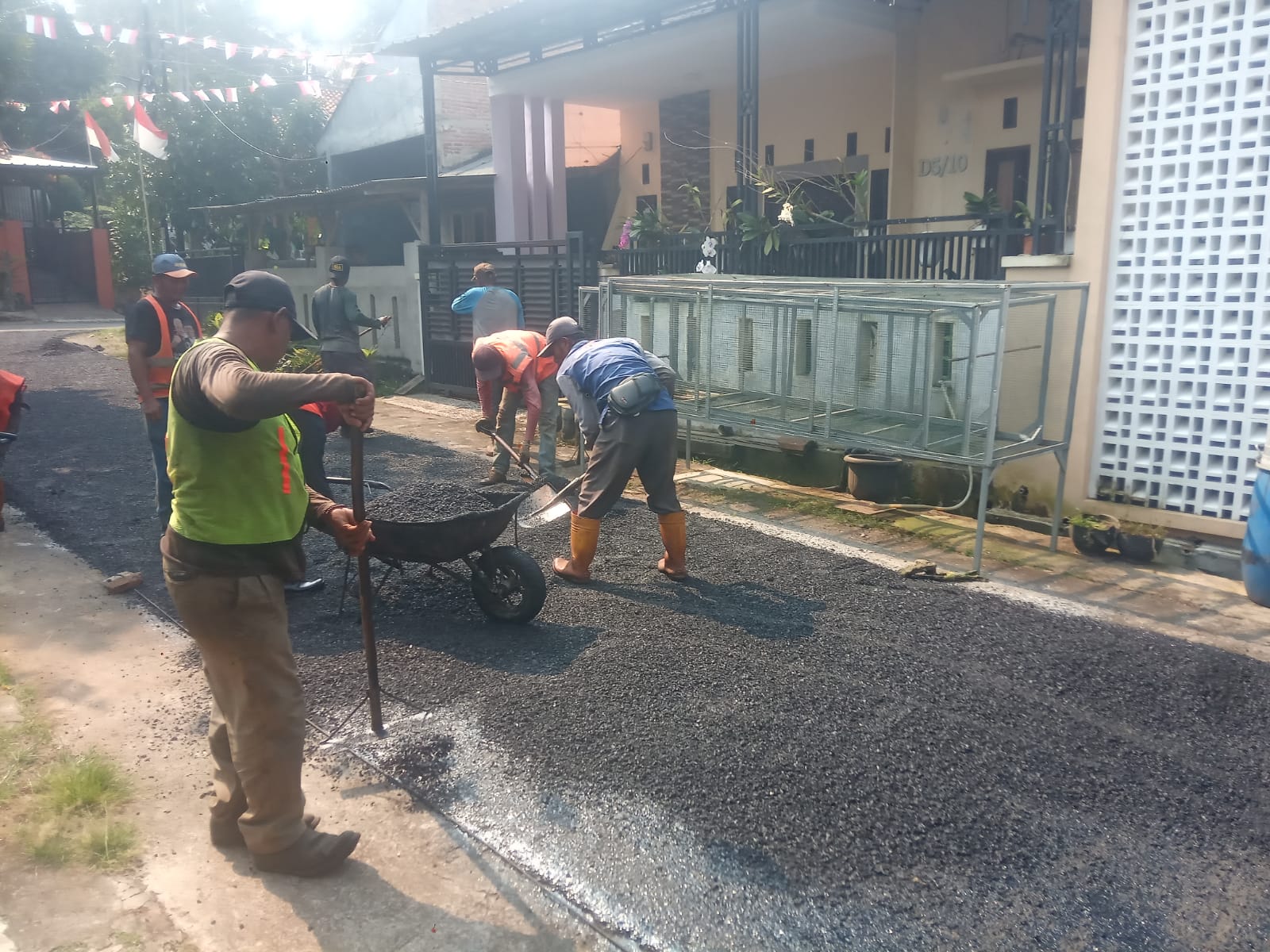 Jalan Mulus, Warga Bilabong Ucapkan Terimakasih Kepada Kepada Wali Kota Bandar Lampung.