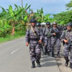 Siaga Bangsitnas Serta Asah Naluri Tempur Prajurit Yonif 9 Marinir Laksanakan Hanmars Dan Latihan Menembak