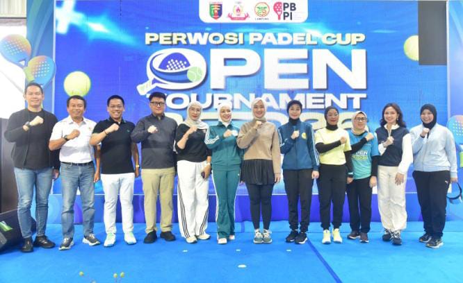 DPRD Lampung Dukung Pengembangan Olahraga Masyarakat Melalui Perwosi Padel Cup Open Tournament 2026